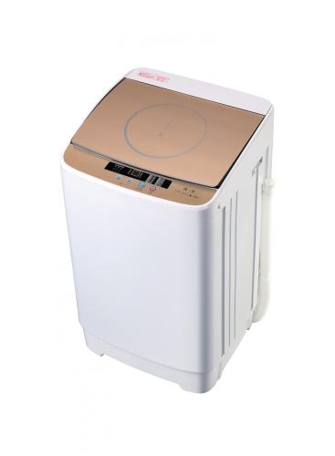 Gold Glass Cover 5KG Fully Automatic Washing Machine