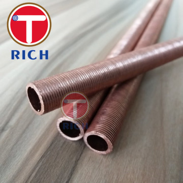 Copper Alloy Steel Enhanced Evaparation Low Fin Tube