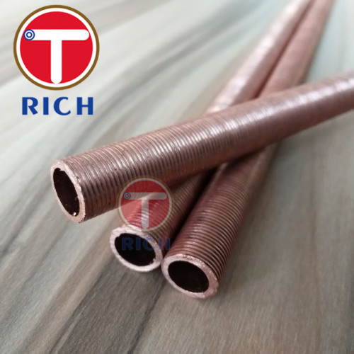 Copper Alloy Steel Enhanced Evaparation Low Fin Tube