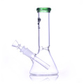 Pabea de vidrio bong, productos transparentes para fumar vidrio, tubería de agua de vidrio de borosilicato, cachimba de vidrio, manualidades hechas a mano, regalos navideños