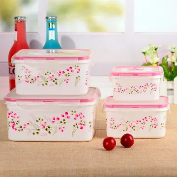 Hotsale 7 Crisper PP Storage Bowl Set Food Box