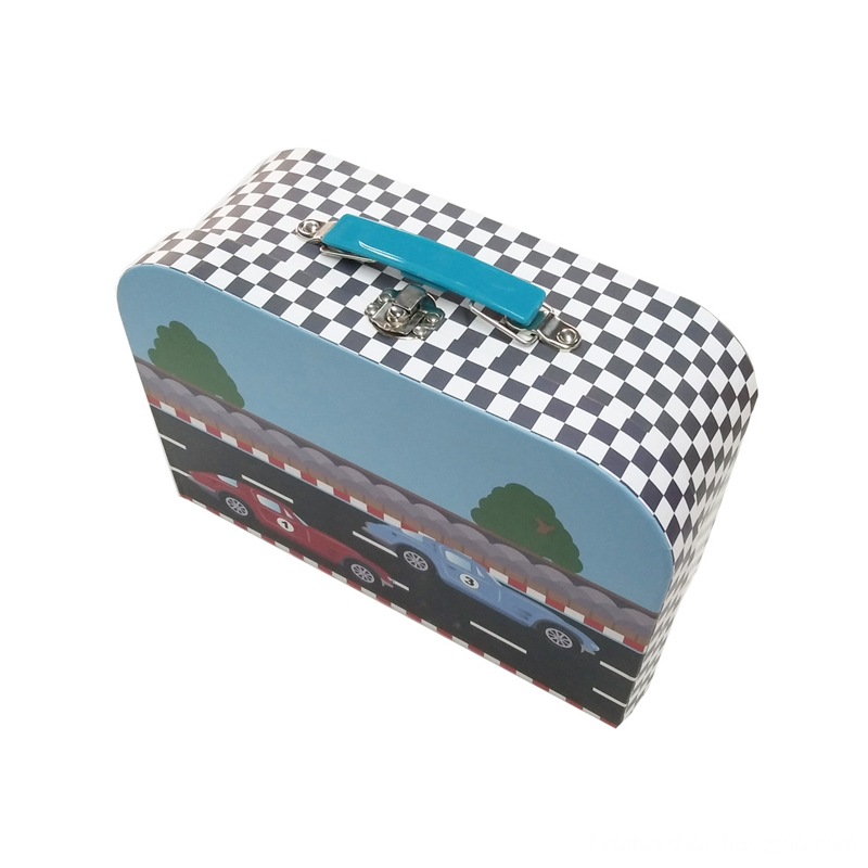 New Design Print Cardboard Car Cover Suitcase Box