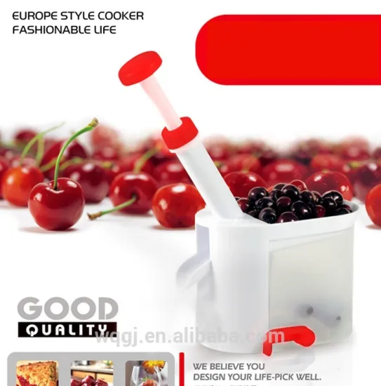 Crative Cherry Pitter Pits Stoner Removal Core Easy Squeeze Cherry Corer Kitchen Tools
