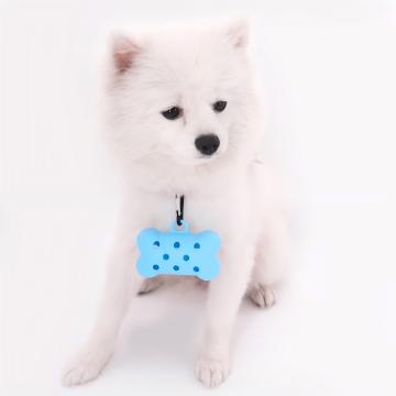Cute Customized Portable Silicone Dog Poop Bag Dispenser