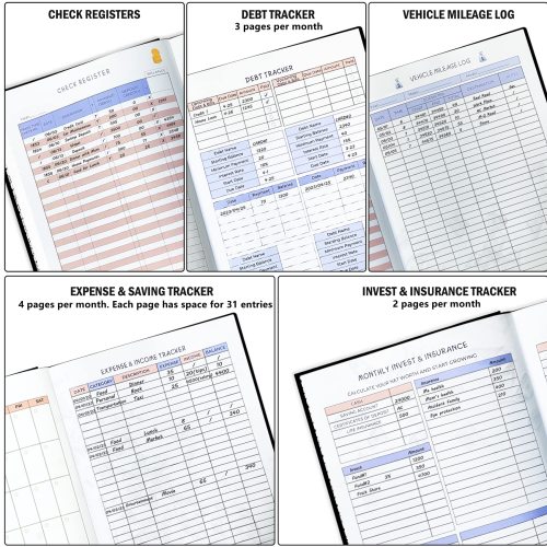 Yearly Budget Planner Undated Monthly Budget Tracker Bill Planner Factory