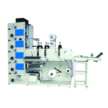 Automatic 5 Colors Narrow Web Stacked Flexo Label Printing Machine (320mm)