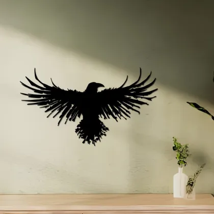 Dynamic Flying Eagle Sticker for Hood