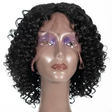Short Curly Lace Wig  Hair Bob Cut Full Lace Wigs high quality hair Curly Lace Front Wig
