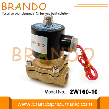 2W160-10 3/8'' NC Semi Diaphragm Brass Solenoid Valve