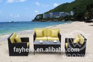 GW0010 Set Outdoor Patio Furniture Rattan Sofa Set
