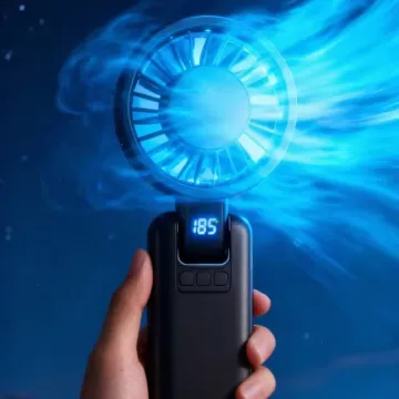 Lightweight High-speed Folding Handheld Fan