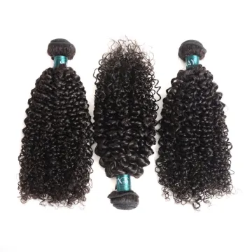 Best Factory Wholesale Peruvian 100% Human Hair Extensions, Afro Kinky Curly Virgin Hair Weave Double Drawn Curly Hair Weaves