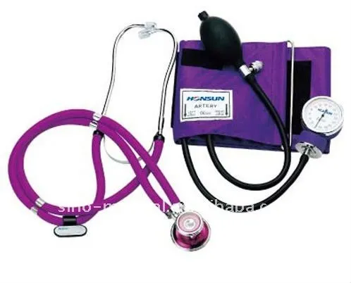 SPHYGMOMANOMETER KIT WITH RAPPAPORT STETHOSCOPE