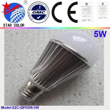 5W Colorful LED Bulbs Lamp