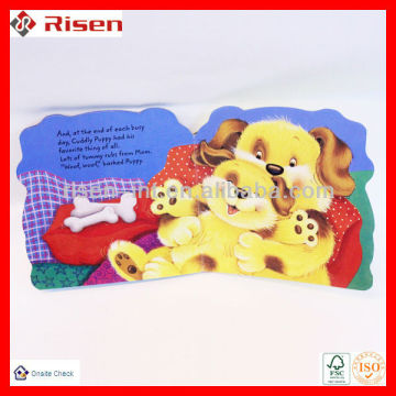 high quality custom children cardboard books