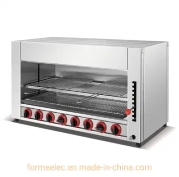 Gas Hot Surface Stove Salamander 8 Burners 10 Burners Gas Salamander Infrared Salamander