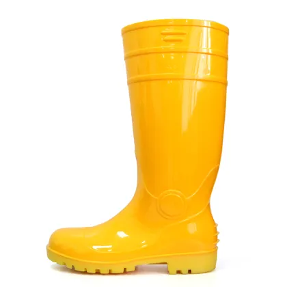 PVC Waterproof Rain Boots for Men - Labor Protection Rain Boots