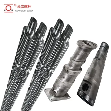 Bimetallic Long-Life Precision SPC Conical Twin Screw Extruder