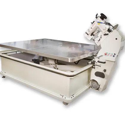Automatic Mattress Edge Sealing Machine with Singer 300U Chainstitch Head