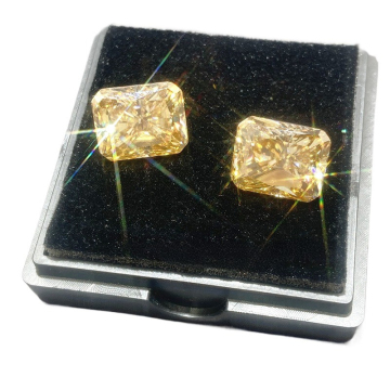 Wholesale High-Quality Crushed Ice Radiant Cut Moissanite Diamonds for Jewelry Making
