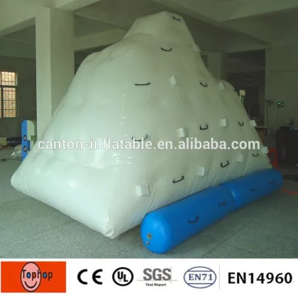 giant inflatable pool iceberg iceberg float ice mountain
