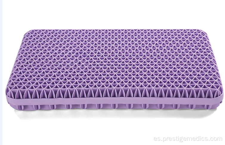Triangle Hole Diseño plano TPE almohada púrpura