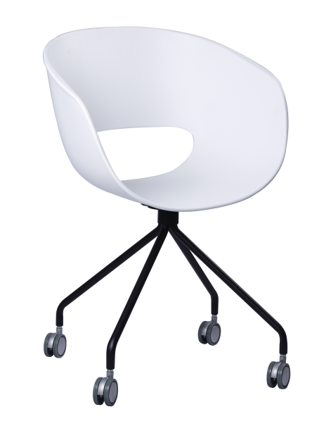 plastic swivel armchair