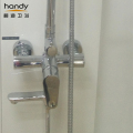 Set keran Mixer Kuningan Chromed Shower gagang tunggal