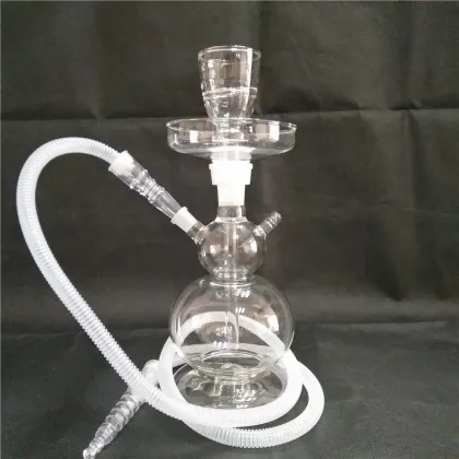 China factory wholesale hand blown mitsuba hookah all glass hookah nargile hookah shisha