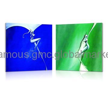 Abstract Modern Figure Painting 70*70cm