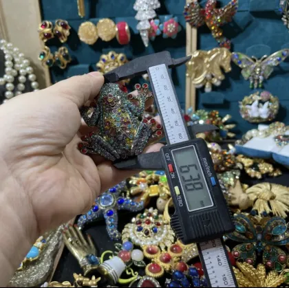 Cute little toad or frog brooch