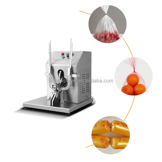 Automatic Tubular Fruit Mesh Bag Packing and Onion Net Bag Clipping Machine