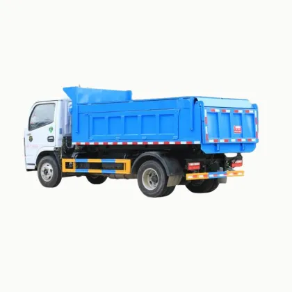 Dongfeng 5cbm Construction Trash Dump Garbage Truck