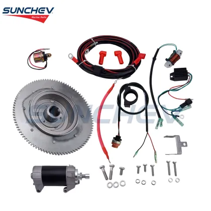 SUNCHEV Electric Starter Kit Yamaha 60hp(2 Stroke)