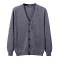 Mens V-Neck Knitted Sweaters Cardigan