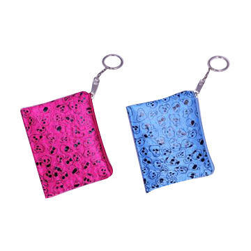 Coin Purses with Printed Skull, Customized Designs are Accepted
