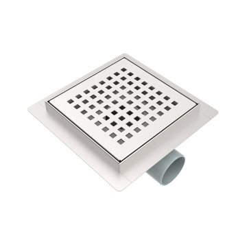 Square Point Wetroom Stainless Steel Drain: Ideal for Floor Showers, Terraces, and Balconies