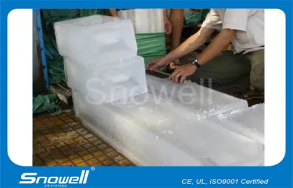 Industrial Block Ice Maker Machine Evaporator 20ton/24h , Lg Control