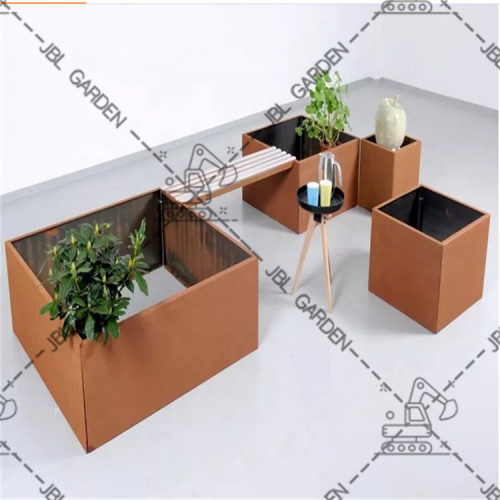 Corrugated Metal Roofing Planter Box