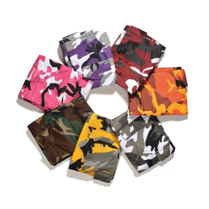 Cheap wholesale men military Camouflage print sport trousers