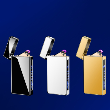 Customized Double Arc Lighter with Touch Ignition and Rechargeable Feature