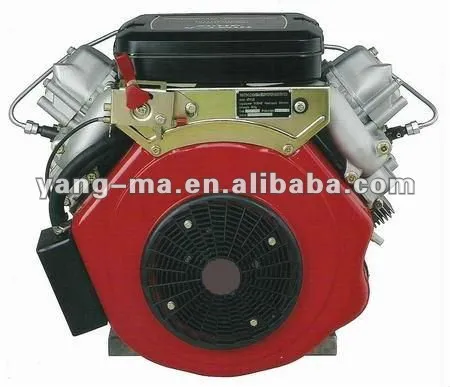 horizontal / vertical shaft type 14/17/19HPs air cooled 2 cylinder diesel engine