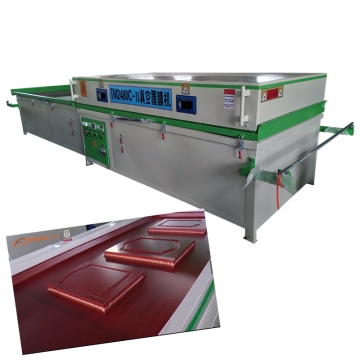 Full Automatic Wood Veneer Furniture Cabinet Door Vacuum Membrane Press Machine for PVC Film