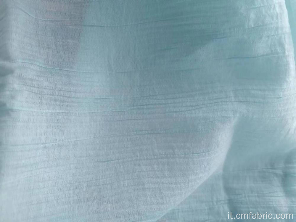 Tessuto in tessuto Tencel Nylon Yoryu Crepe Dyed