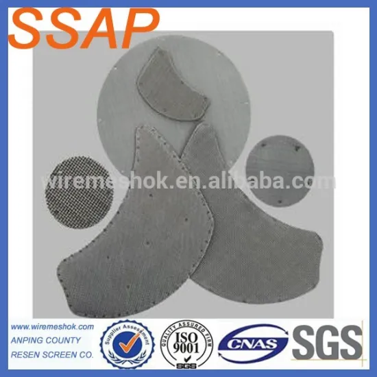 Dutch mesh filter disc / ss dutch wire mesh filter disc /round metal disc