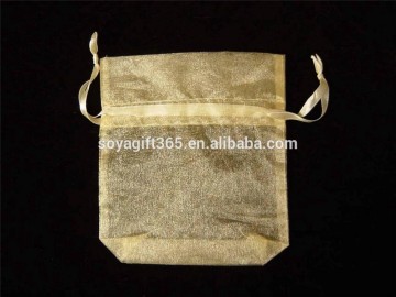 7x9cm Champagne Organza Jewelry Candy Gift Wedding Xmas Pouches Bags 1000pcs/lot