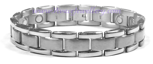 Simple Stainless Steel Bracelet for Health