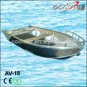 Easier to tow Fully welded aluminum boat for fishing