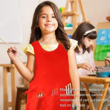 Cangnan Perfect Bags Waterproof Kids Paint Apron