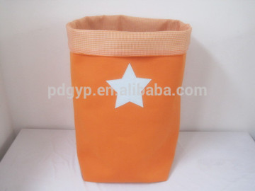 High quality 2016 New style adn eco-friendly canvas lovely storage basket